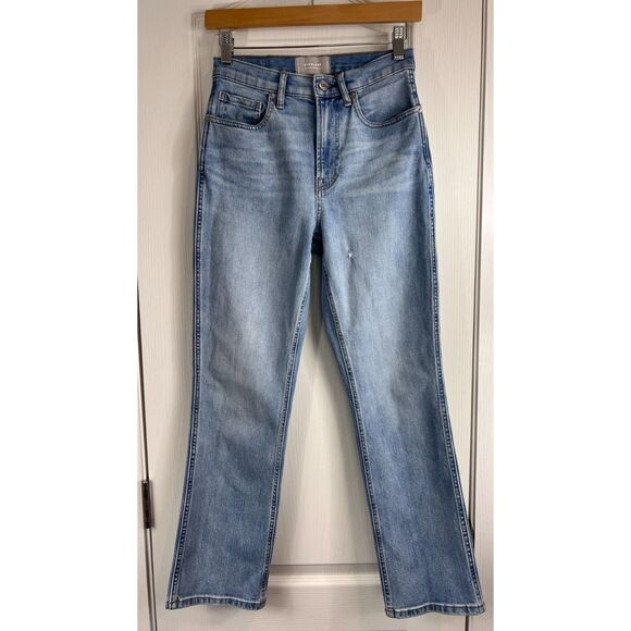 Everlane Women's The Cheeky Bootcut Jeans Light Wash Size 25 Regular - Picture 1 of 12